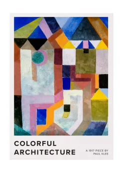 Colorful Architecture Poster