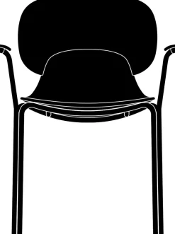 Combo chair w. armrests