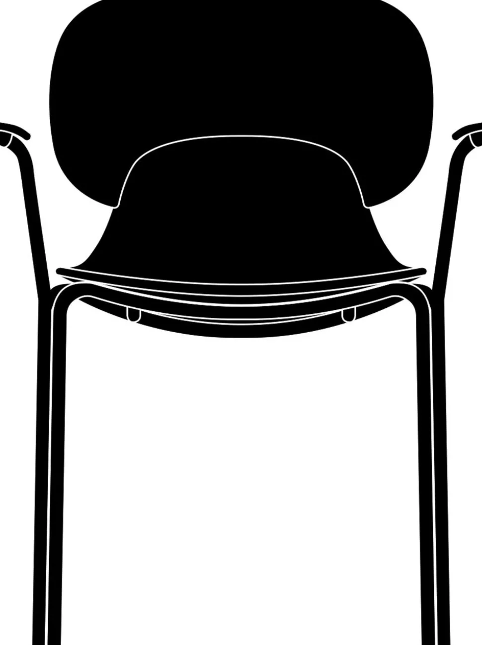 Combo chair w. armrests