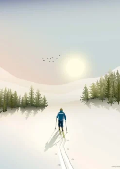 CROSS-COUNTRY SKIING - poster