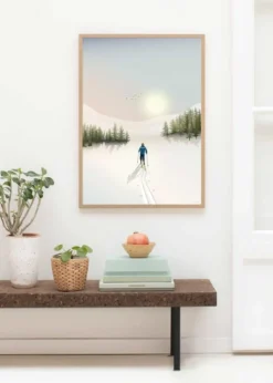 CROSS-COUNTRY SKIING - poster