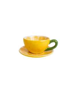Cup And Plate Lemon