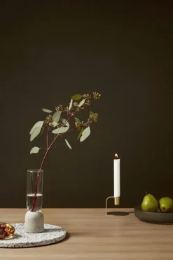 Curve Candlestick Brass