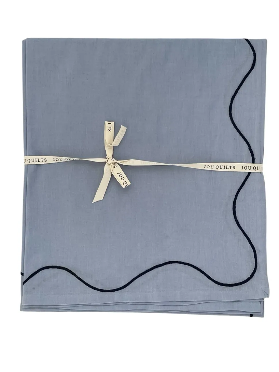 Curved embroidery table cloth