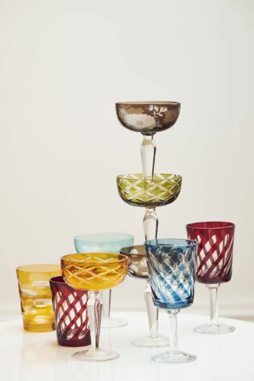 Cuttings Coupe Glasses / set af 6