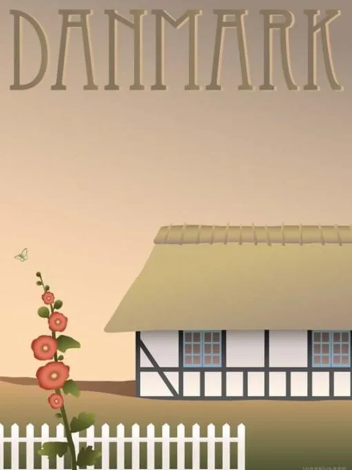 DANMARK Bondehuset - plakat