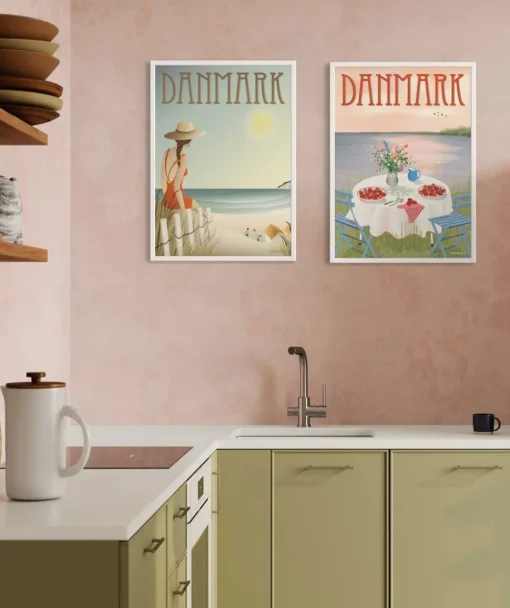 Danmark Jordbær - Poster