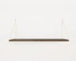 Dark Oiled Oak Shelf - 60 cm
