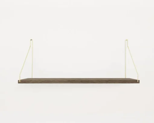 Dark Oiled Oak Shelf - 60 cm