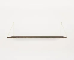 Dark Oiled Oak Shelf - 80 cm