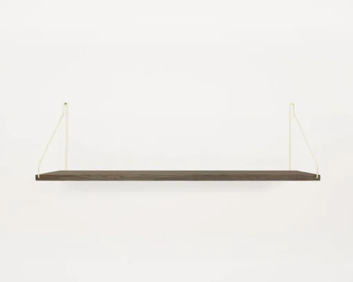 Dark Oiled Oak Shelf - 80 cm