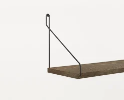 Dark Oiled Oak Shelf - 60 cm