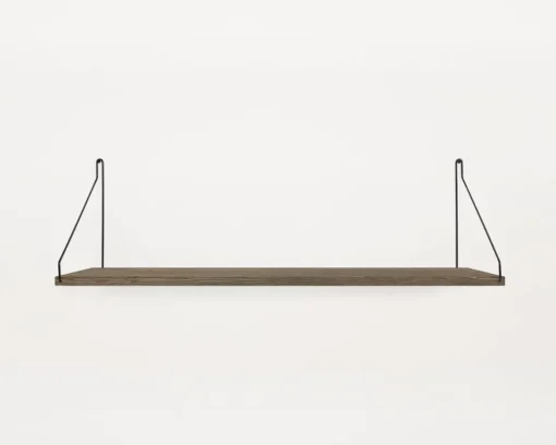 Dark Oiled Oak Shelf - 80 cm