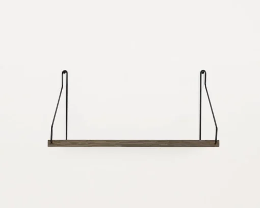 Dark Stained Oak Shelf - 40 cm