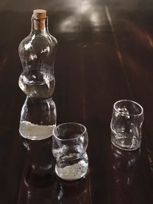 Dimple Bottle - Clear