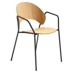 Dosina dining chair with armrest