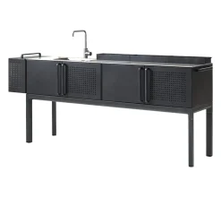 Drop kitchen main module incl. 3 shelves