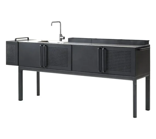 Drop kitchen main module incl. 3 shelves