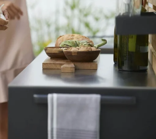 Drop kitchen main module incl. 3 shelves