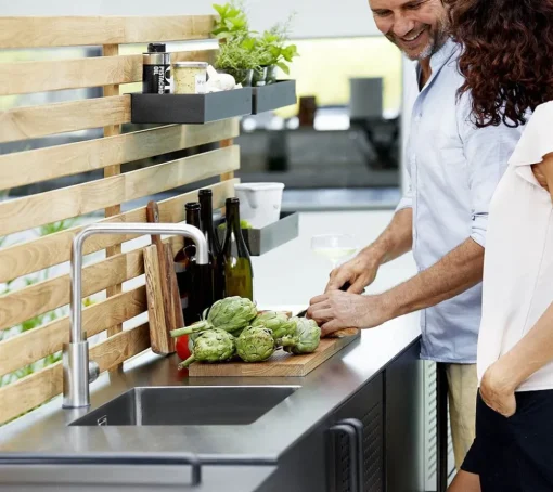 Drop kitchen main module incl. 3 shelves