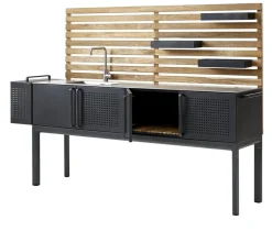 Drop kitchen main module incl. 3 shelves