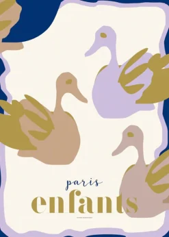 Enfants Swan Poster
