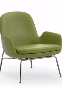 Era Lounge Chair Low Steel & Chrome