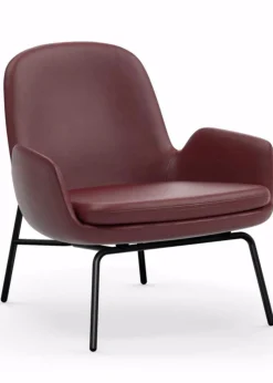 Era Lounge Chair Low Steel & Chrome