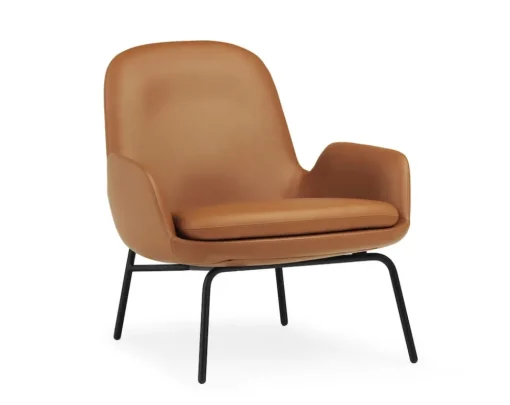 Era Lounge Chair Low Steel & Chrome