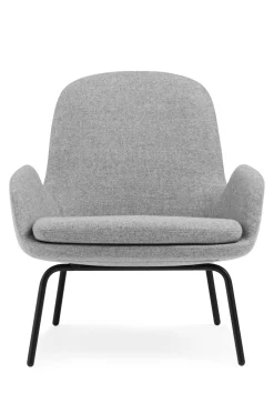 Era Lounge Chair Low Steel & Chrome