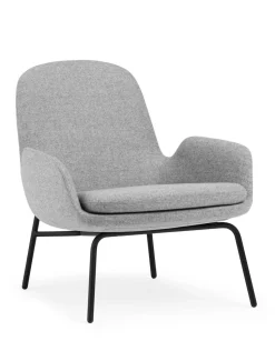 Era Lounge Chair Low Steel & Chrome