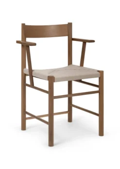 F Dining chair with armrest