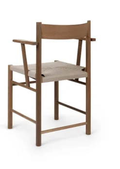 F Dining chair with armrest