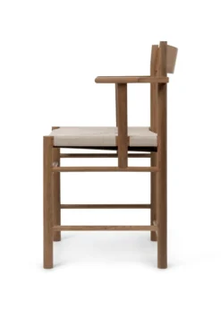 F Dining chair with armrest