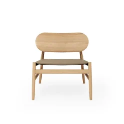 Ferdinand Lounge Chair - Oak Clear Wax Oiled
