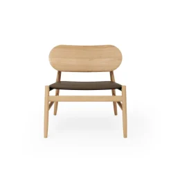 Ferdinand Lounge Chair - Oak Clear Wax Oiled
