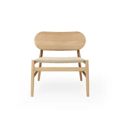 Ferdinand Lounge Chair - Oak Clear Wax Oiled