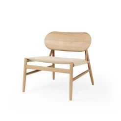 Ferdinand Lounge Chair - Oak Clear Wax Oiled