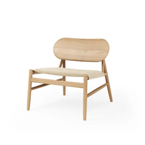 Ferdinand Lounge Chair - Oak Clear Wax Oiled