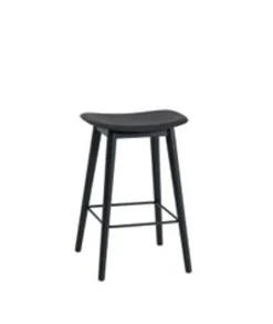 Fiber Bar Stool - Wood Base