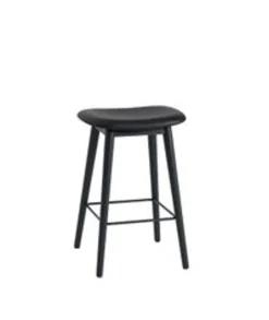 Fiber Bar Stool - Wood Base