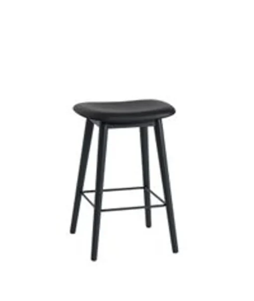 Fiber Bar Stool - Wood Base