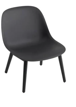 Fiber Lounge Chair - Wood Base