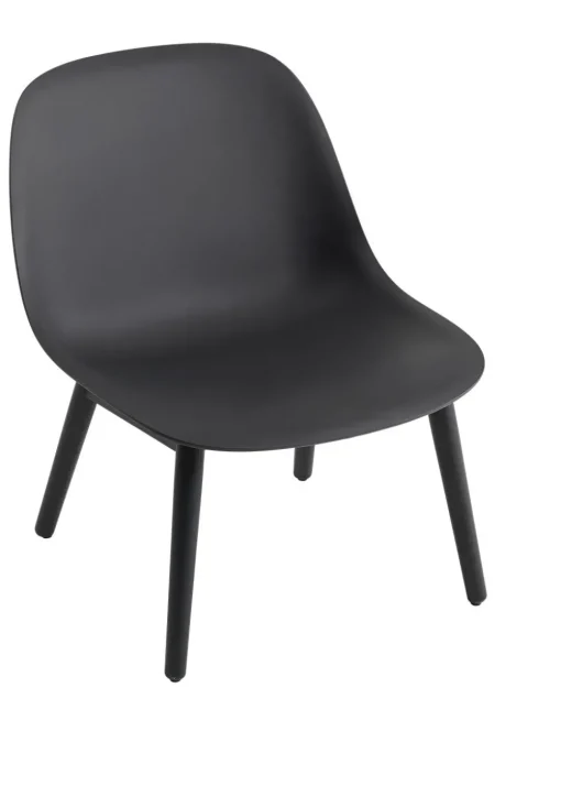 Fiber Lounge Chair - Wood Base