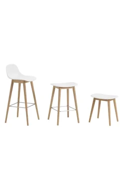 Fiber Stool - Wood Base