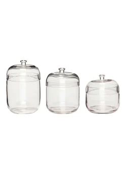 Fill Storage Jars Clear (set of 3)