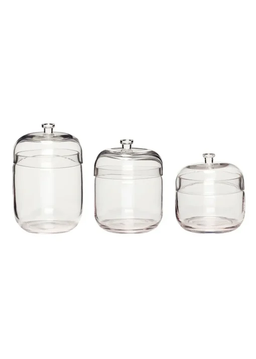 Fill Storage Jars Clear (set of 3)