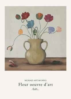 Fleur oeuvre d’art
