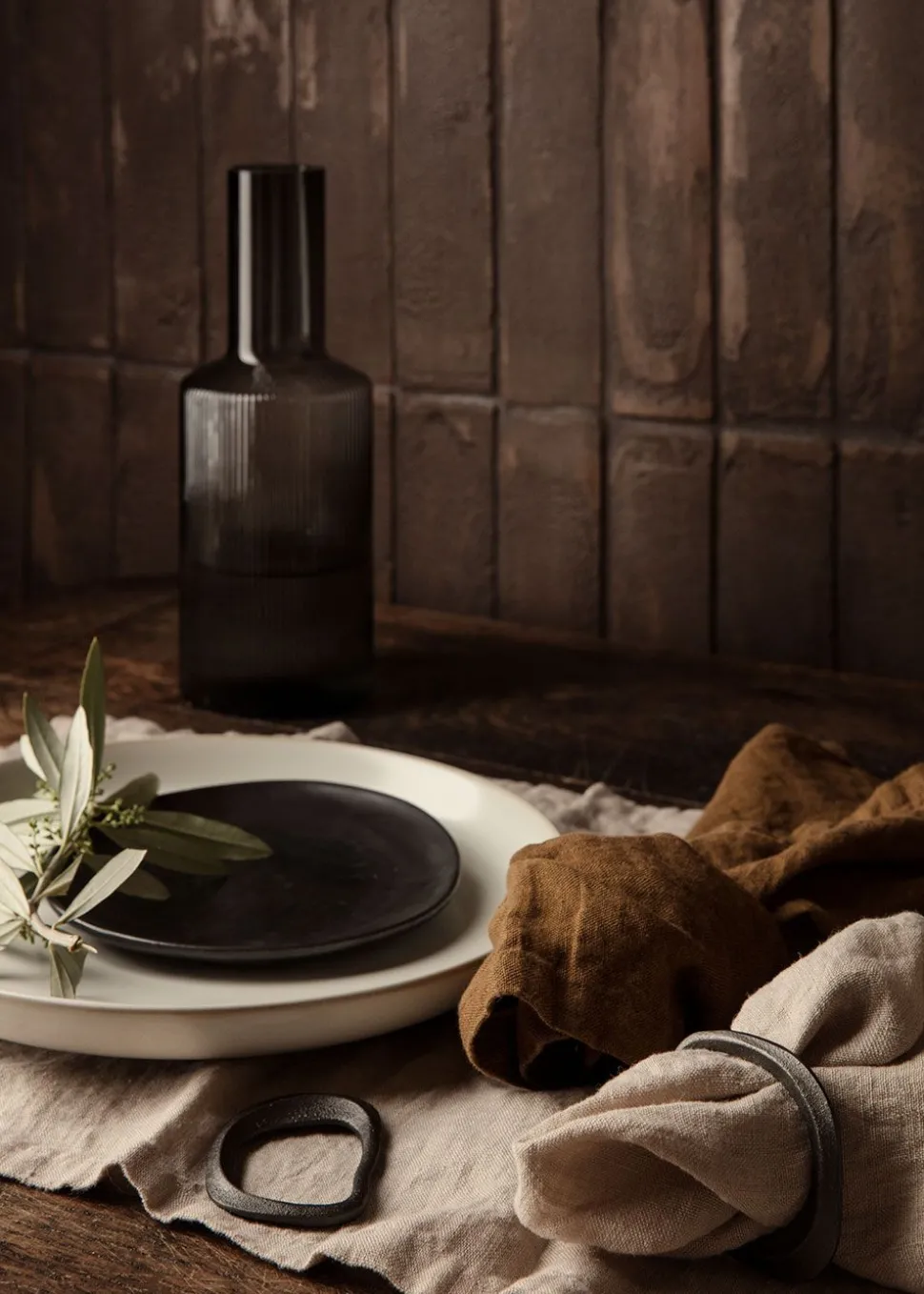 Flow Napkin Rings - Set of 4