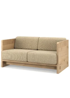 Frame 2 Person Sofa - Oak Clear Wax Oiled